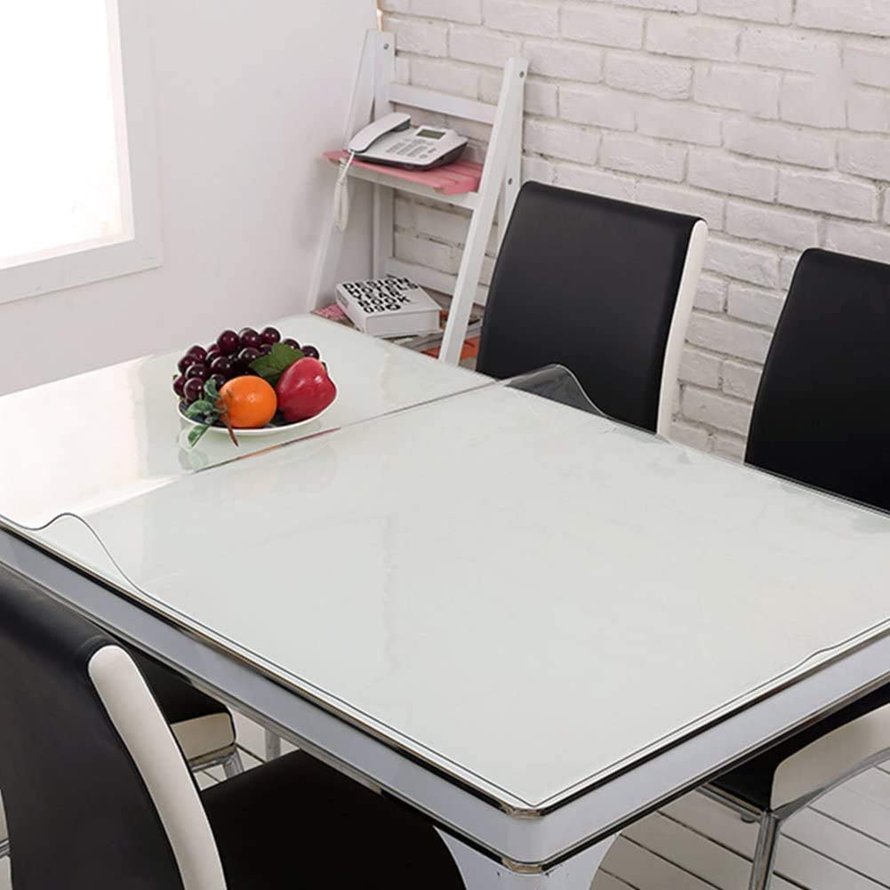 Clear Writing Desk Pad Heat Resistant Waterproof Pvc Round Edge Durable Desk Protective Mat G 601099524742220 - View #7