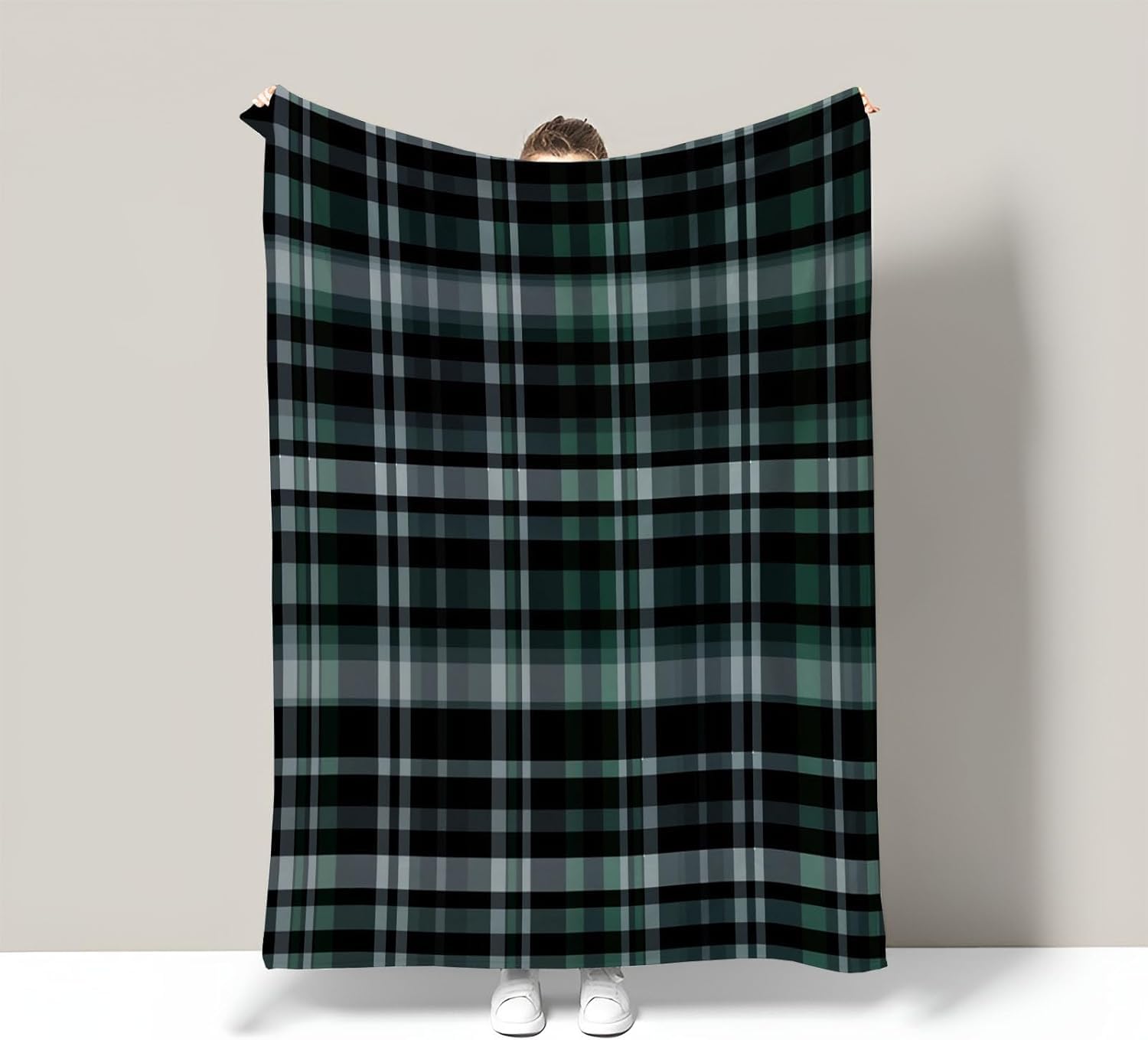 Couverture polaire 130x170 géométrique 3D jeté de canapé lit flanelle