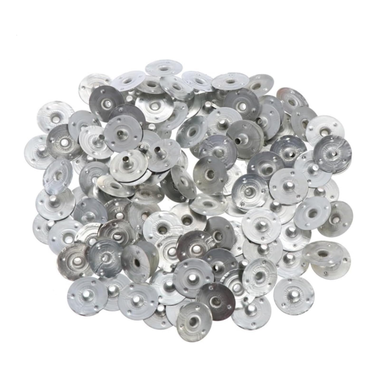 Whyzsjnclg Assorted Color Candle Wick Holder, 500Pcs Candle Wick Holders, 12.5Mm X 4Mm Metal Holder, Sturdy Base, Diy Wicks Base Clamp, Wicks For Making Candles
