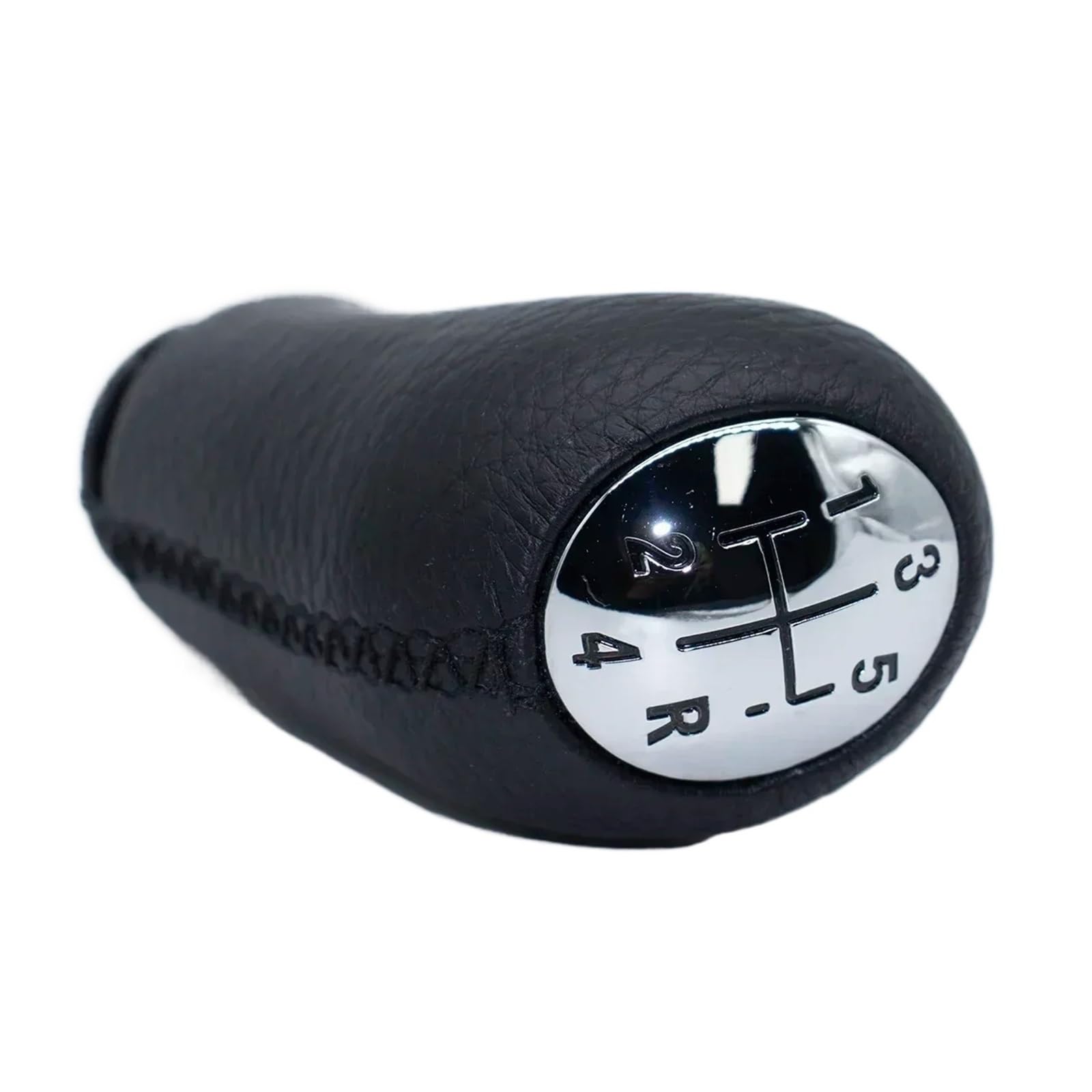 Jeocoai Only Knob Car Gear Knob Gear Shift Knob For Dacia For Sandero Mk1 2008-2012 Plastic Leather Matte Mt 5Speed+R(Only Knob)