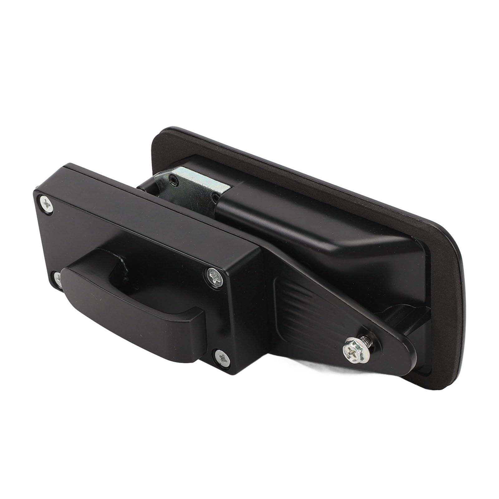 Cerradura de Puerta para RV con 2 Llaves, Manija de Pestillo de Puerta para RV de Montaje Empotrado de Aleación de Zinc para Caravana y Yate, Repuestos para RV de 6,2 X 3