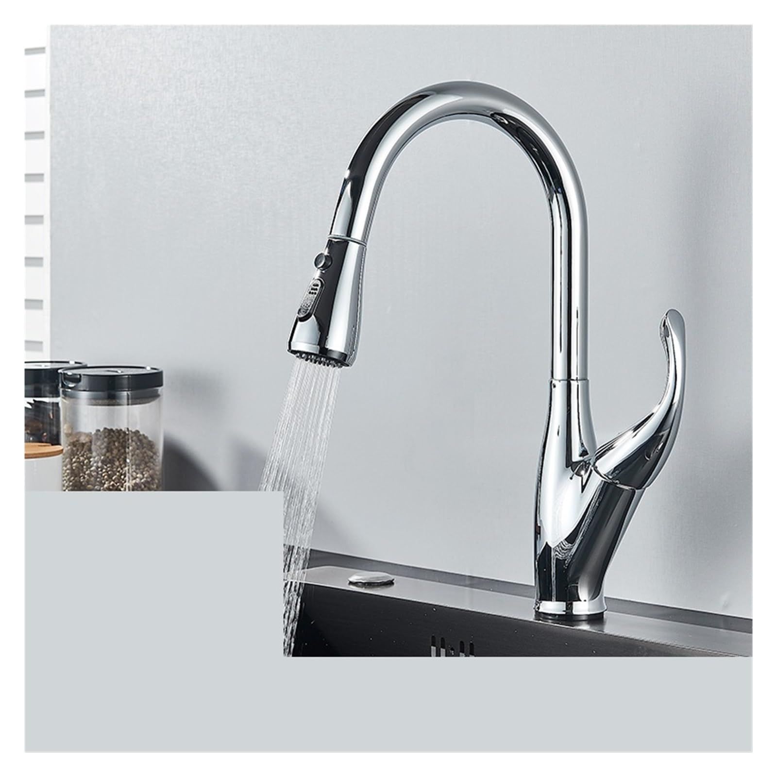 ZQFHSX Matte Black TOU Sensor Faucets Sensitive Smart Control Faucet Mixer Tap Sink Taps(No-Sen-Rome) LWX