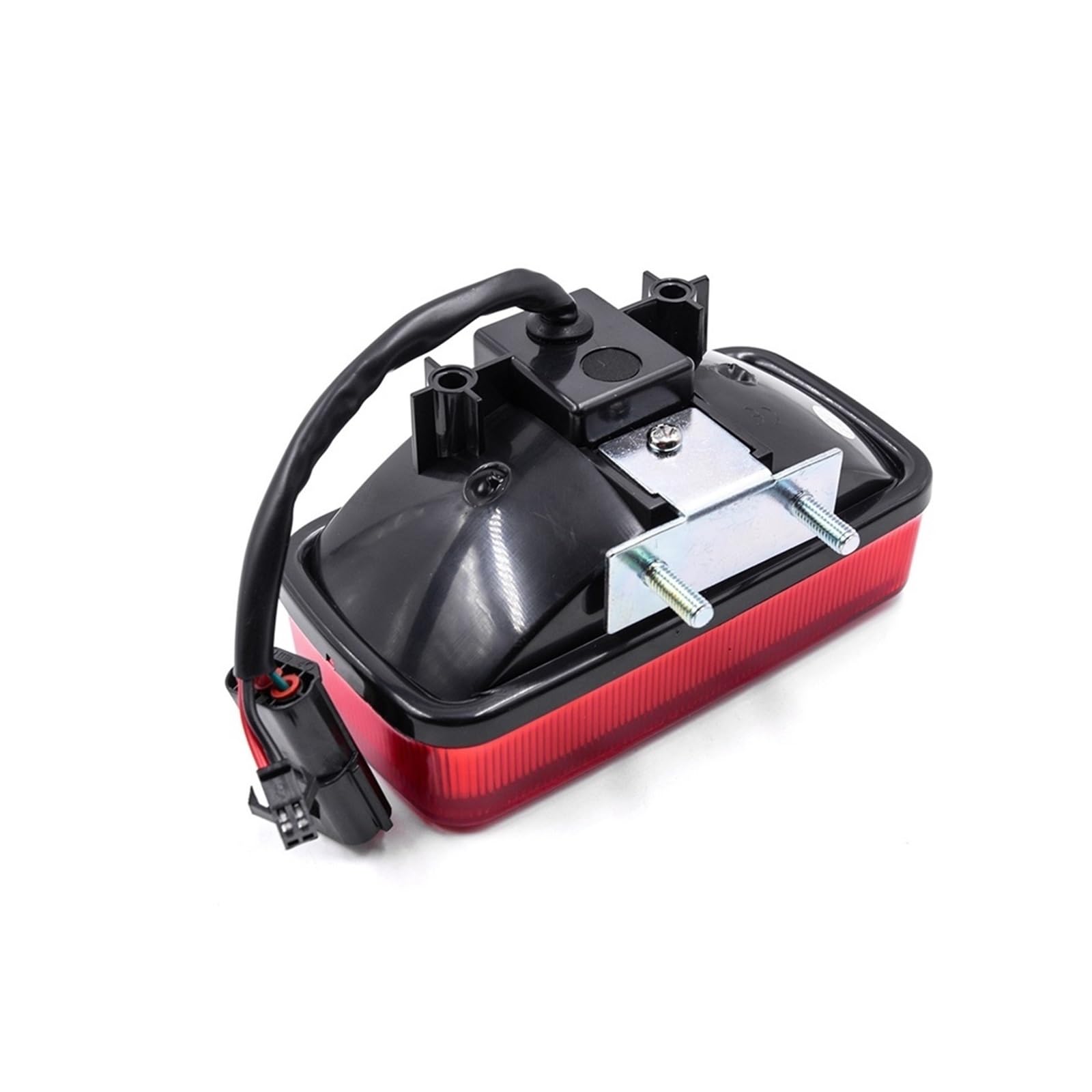 Generico Per Mercedes Per Benz W463 Per Classe G G500 G63 G55 Per AMG 1986-2018 Fendinebbia posteriore rosso con luce di retromarcia bianca(Nero)