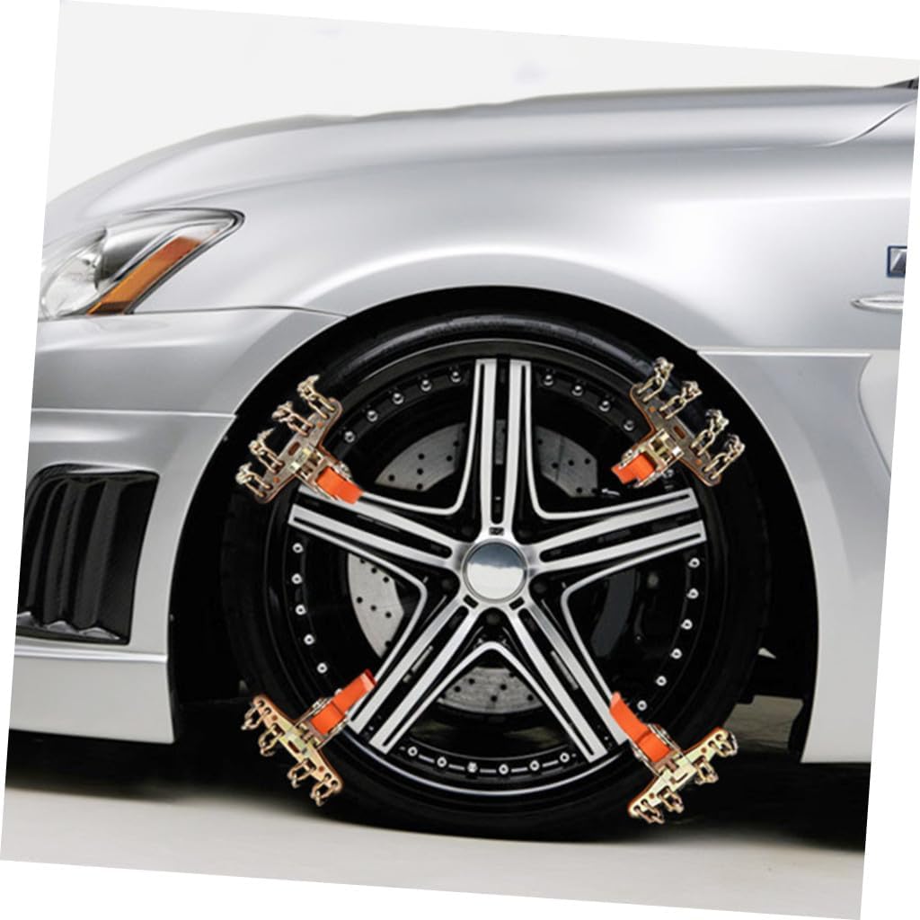 Car Truck Suv Winter Tire Snow Chains Ice Chain Balance Design Automatic Tension