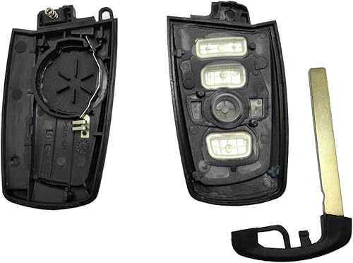 Miniatura 3 de Horande Funda de repuesto para llavero BMW 1 3 5 Series 320li 525li 530 X1 X3 X4 X5 X6 F10 entrada sin llave inteligente llavero remoto sin chip
