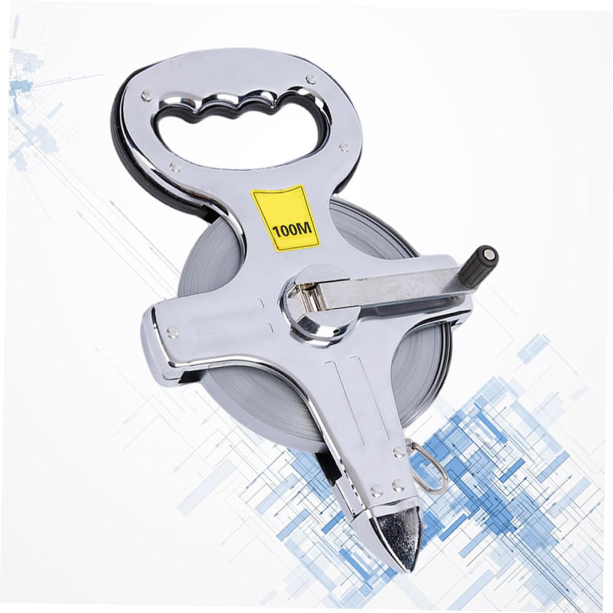 BESTonZON Ruban à Mesurer De 100 Ruban à Mesurer Rétractable Bande Rétractable Outils De Mesure Pour Le Travail Du Bois Précis Outil De Mesure Acier Inoxydable Bobine