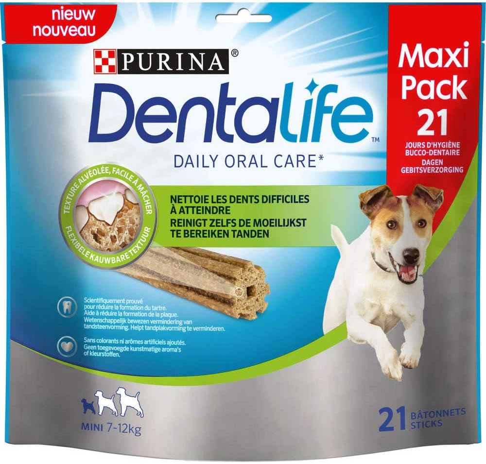 Purina – Paquete de 21 ministicks para perro Dentalife