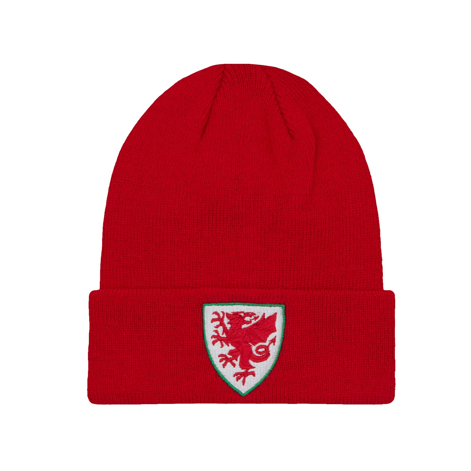 Wales F.a. Wales Official Football Gift Knitted Bronx Beanie Hat Red
