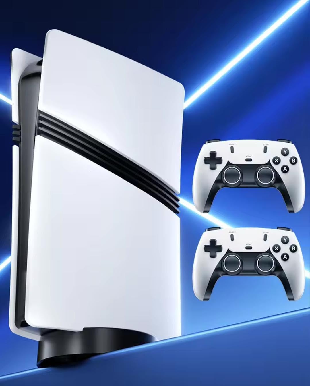 GS5 PRO Wireless Video Game Console-Plug & Play 4K HD Output with 53 Emulators & 30,000+ Games-Game Stick for PC/TV/Projector-Exclusive Edition-Dual Controllers 4