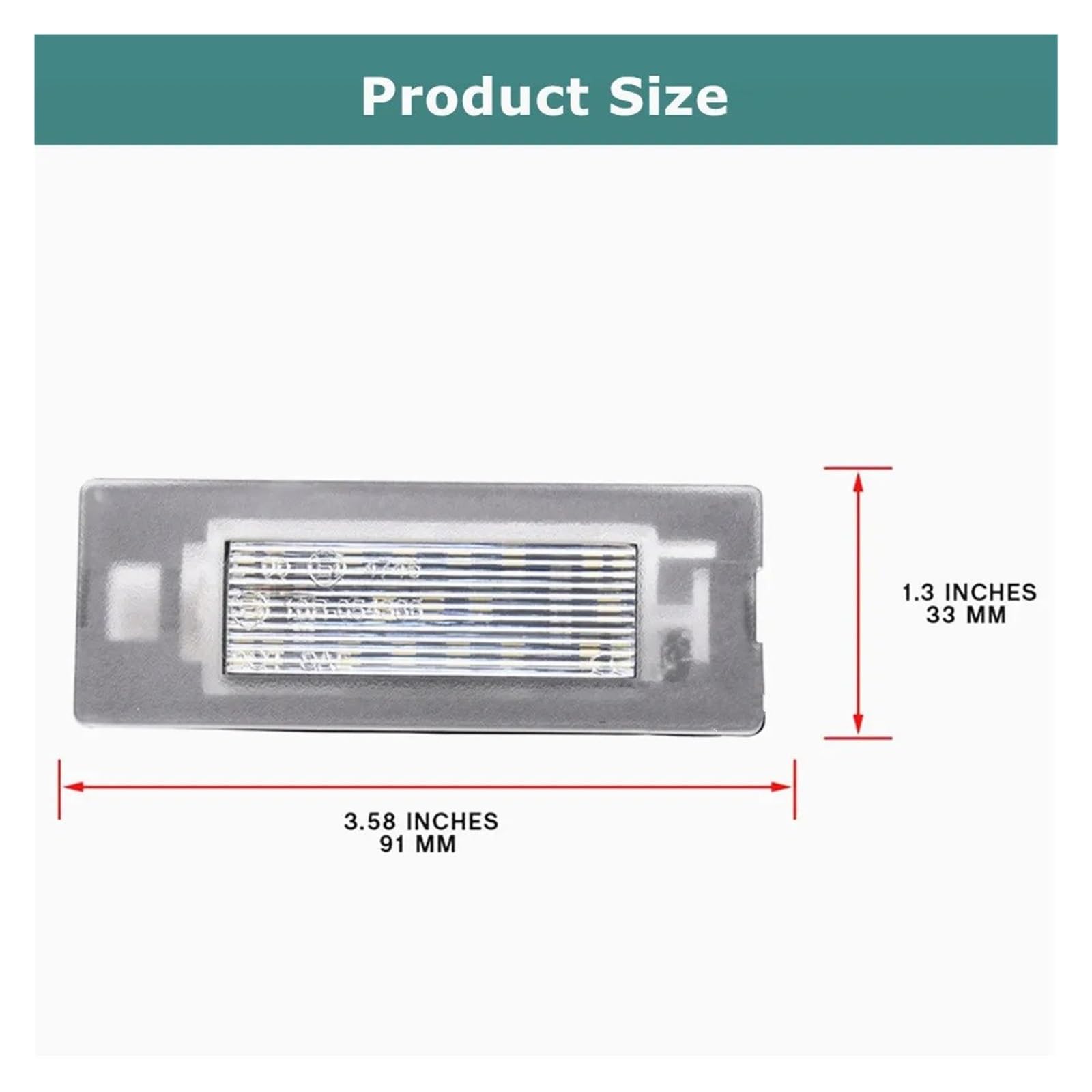 LED Kentekenverlichting Voor FIAT Panda MK3 MK4 Typ 169 312 319 2003