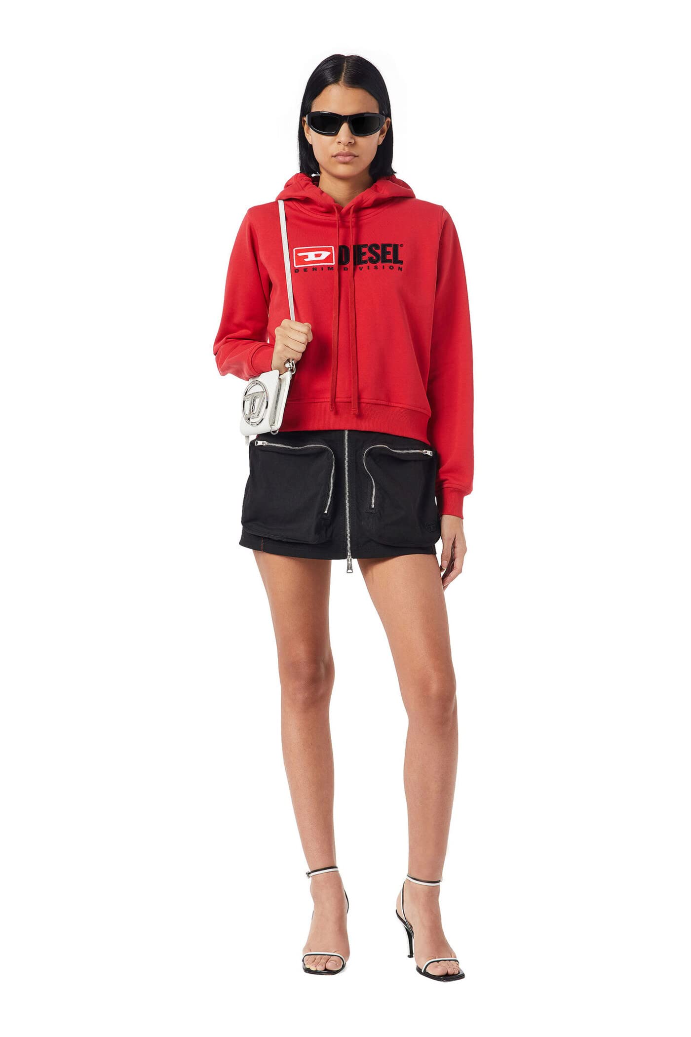 Diesel F-Reggy-Hood-DIV Felpa Sudadera para Mujer