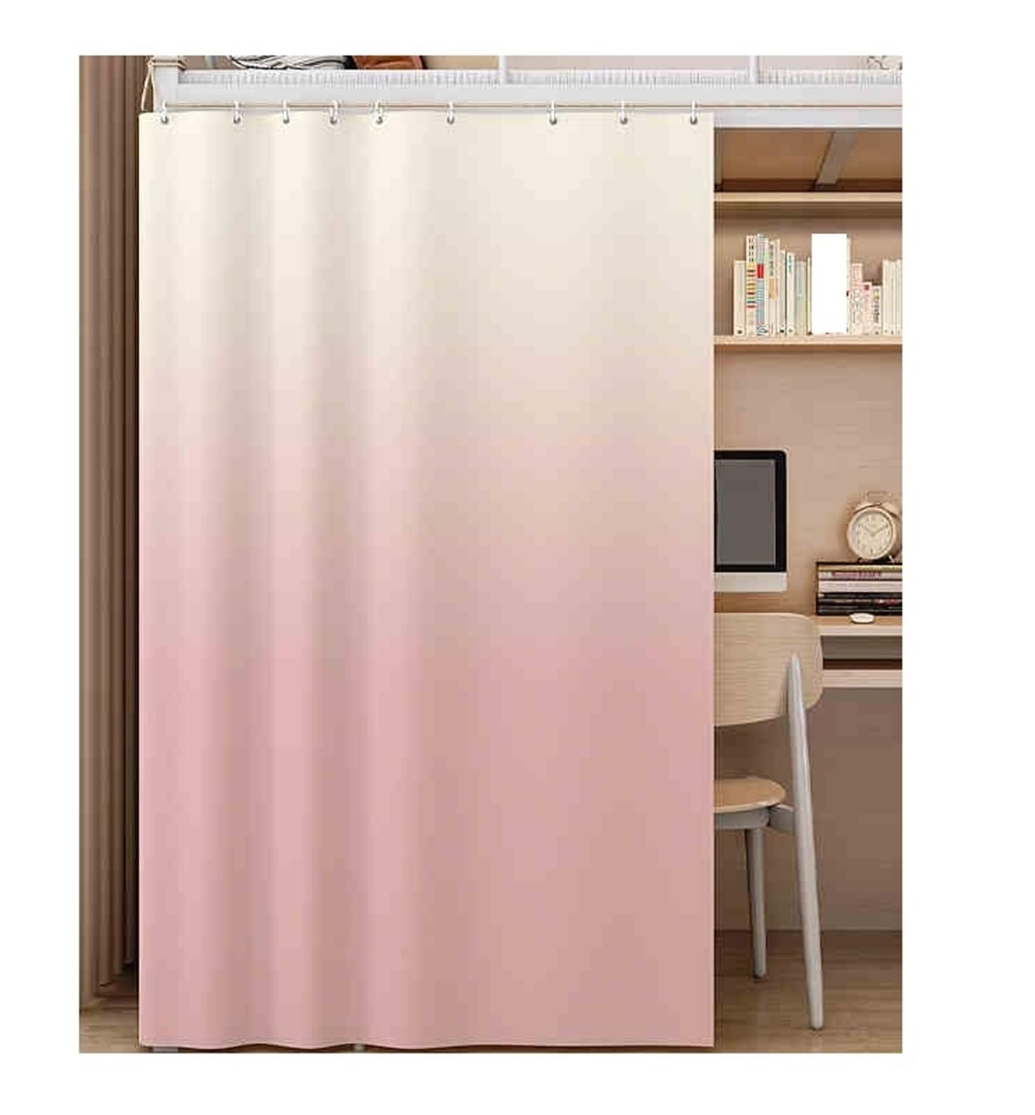 NJIEzhao Dormitory Bunk Bed Curtains Dormitory Home Bunk Bed Blackout Curtains Privacy Cloth Windproof Lightproof Canopies(Color3,W100*H140cm)