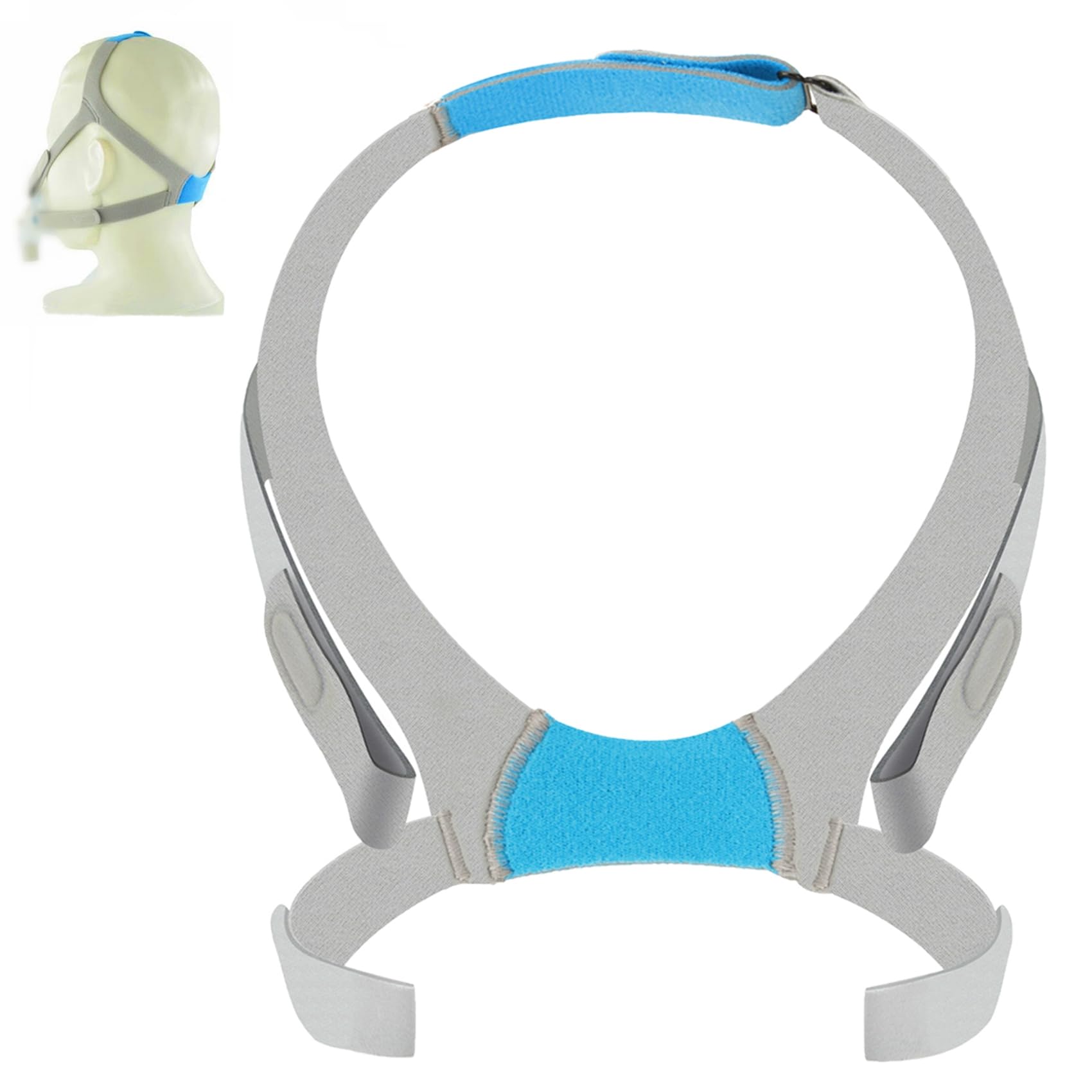 Sliya Replacement Headgear Fit for AirFit F30, Comfortable Soft Elasticity Adjustable Strap Headband Supplies for a Snugly Fit, Standard Size