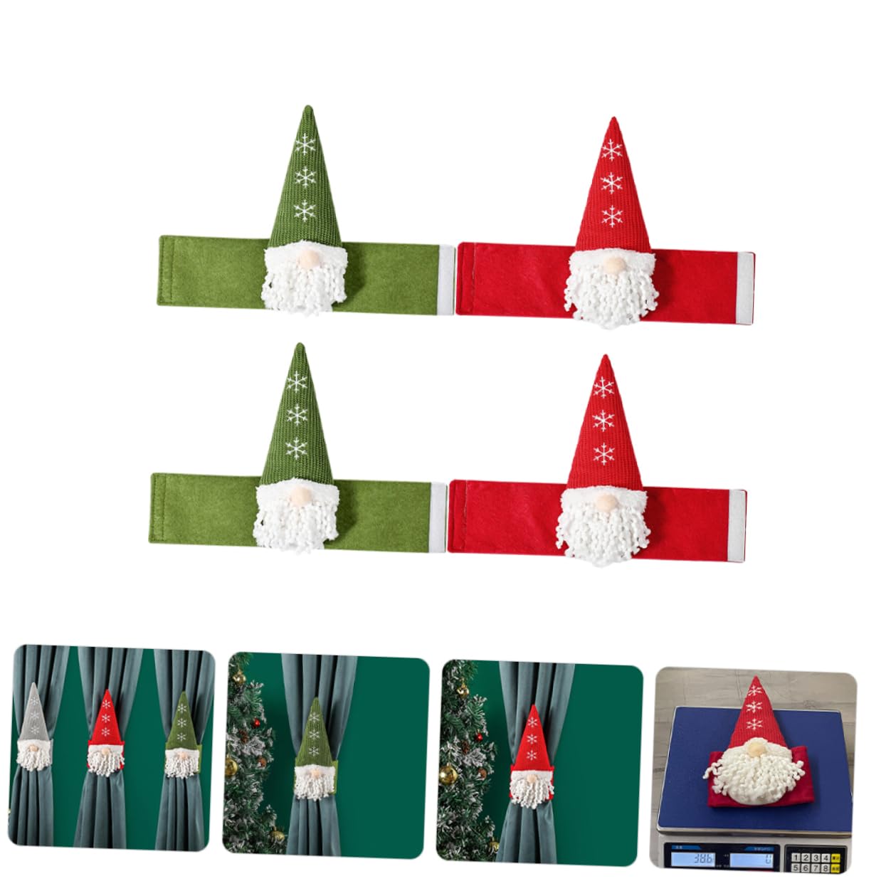 Zerodeko 2 Pieds Retenues De Rideaux Embrasse Tringle À Rideau Magnétique Supports De De Rideau Porte-Rideaux Gland Boucles De De Rideaux Feux De Rideau Chiffon 4pcs * 2
