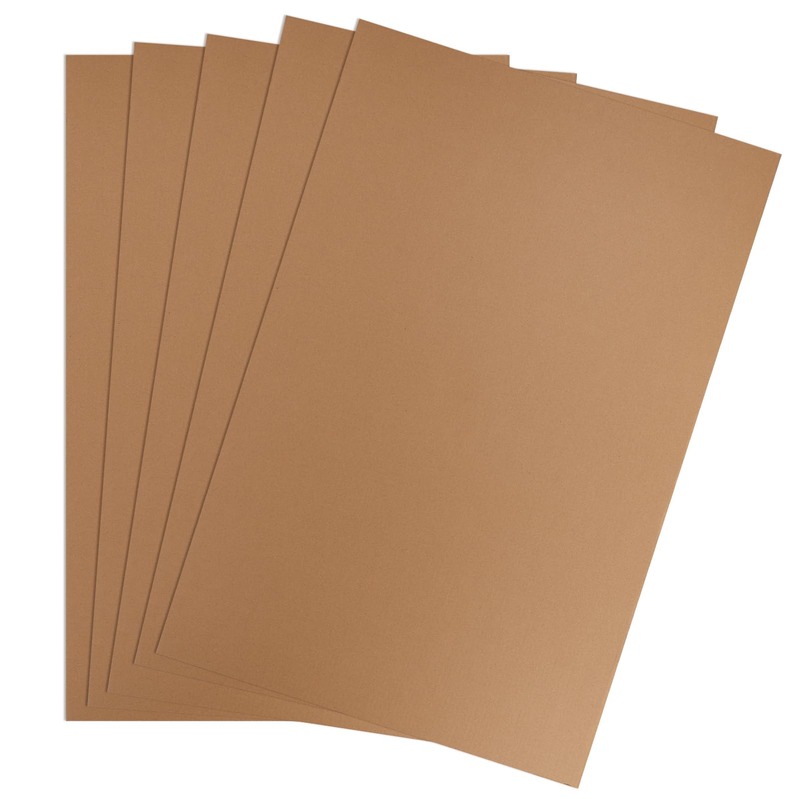 RLAVBL Confezione da 5 fogli di cartone ondulato grandi, 61 x 91 cm, inserti piatti in cartone per spedizione, spedizione, imballaggio, artigianato fai da te