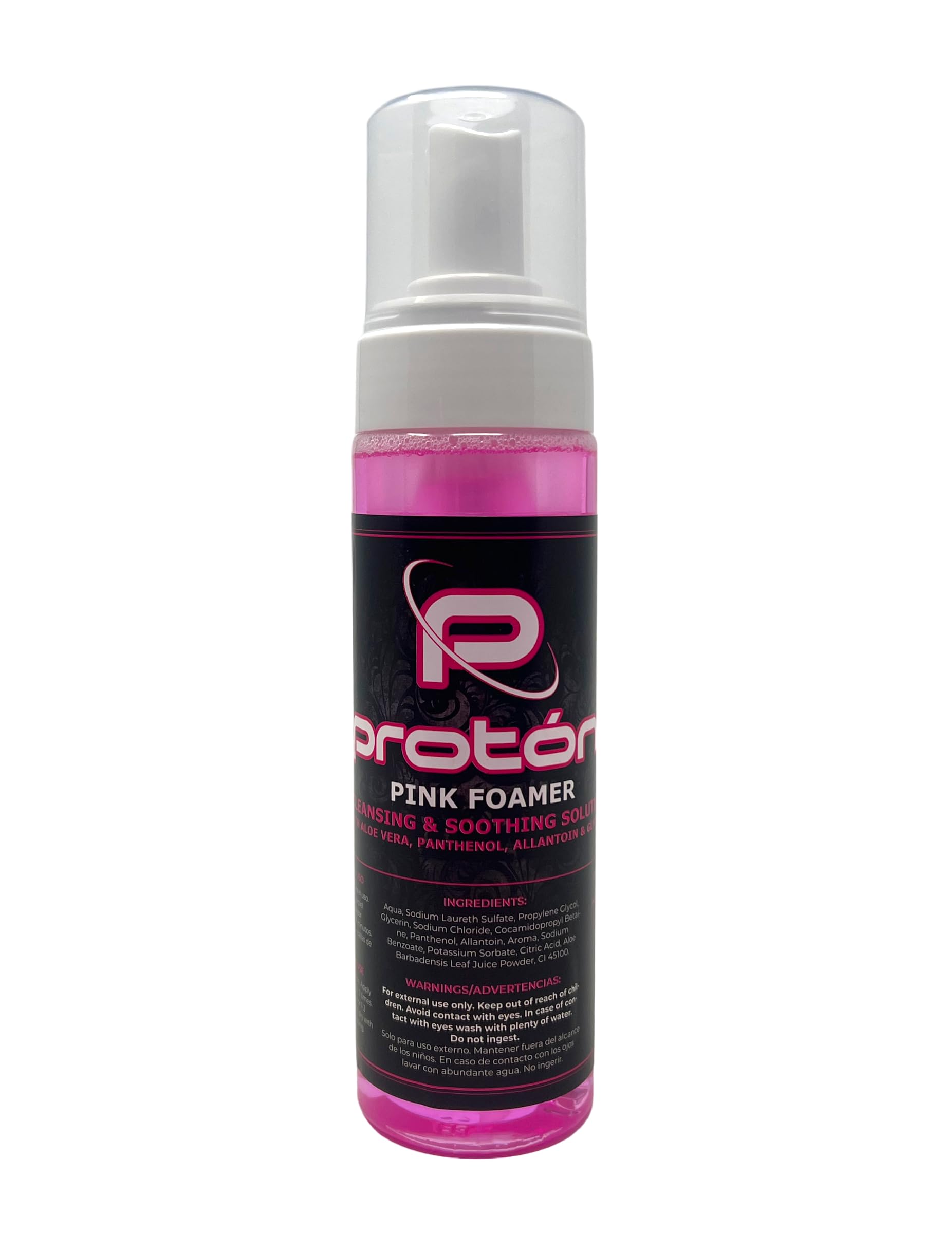 PROTON Pink Soap Espuma 220 ml – Jabón de espuma para tatuaje limpiar/limpiar – INKgrafiX® Alemania – PROFI STUDIO IG64387