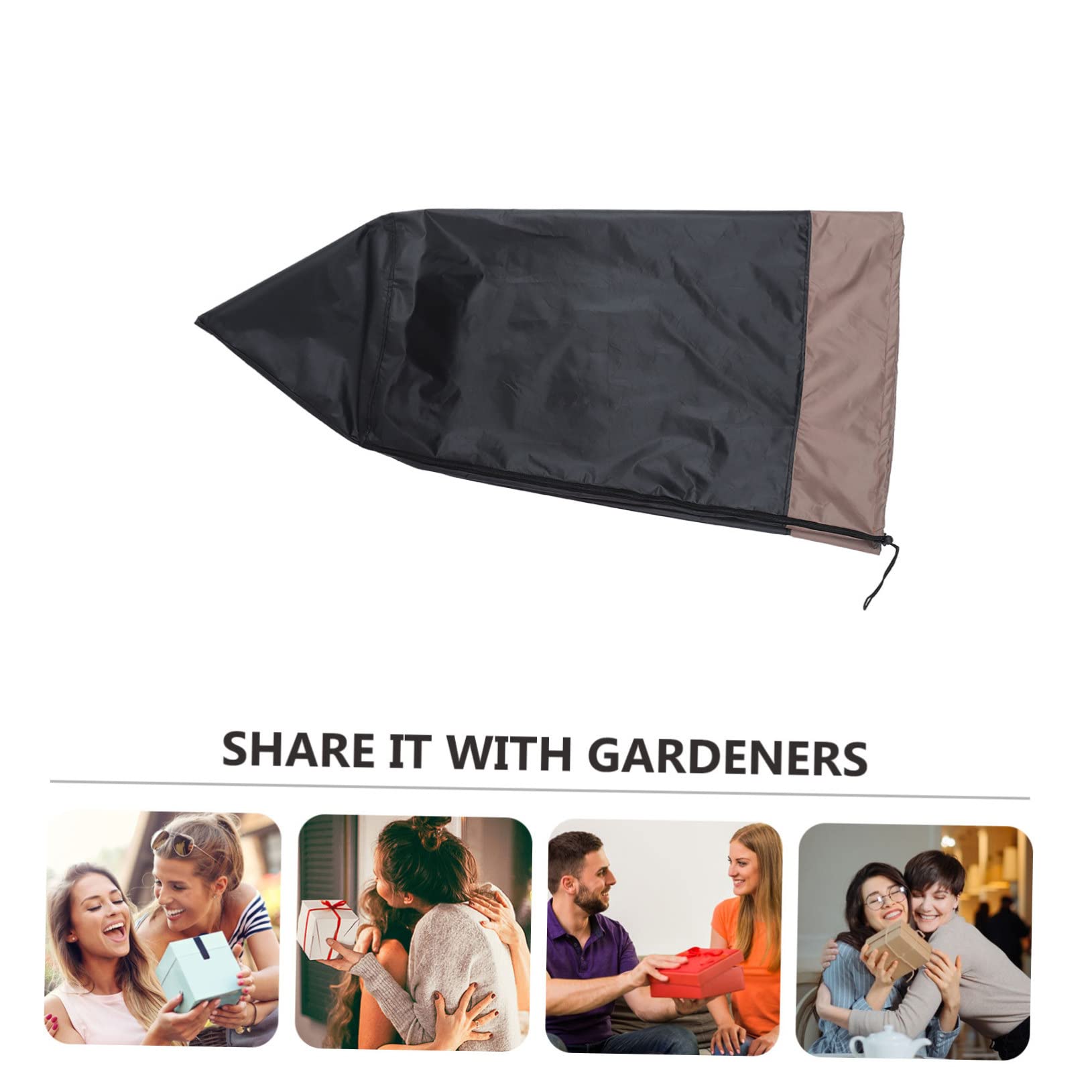 FUNOMOCYA 420d Silver Coated Waterproof Cover Easy Install Outdoor Fountain Protector for Garden