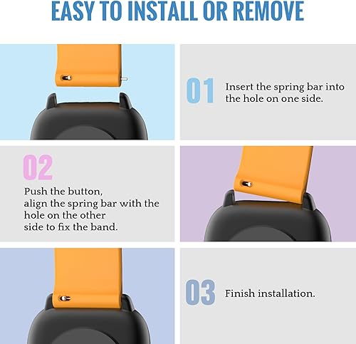 Miniatura 7 de TiMOVO Correa deportiva compatible con Amaz-fit GTS 2 MiniGTS 4 MiniGTR MiniGTR 1.654 inAmaz-fit Bip 33 ProAmaz-fit GTSGTS 2 3 4, correas de reloj