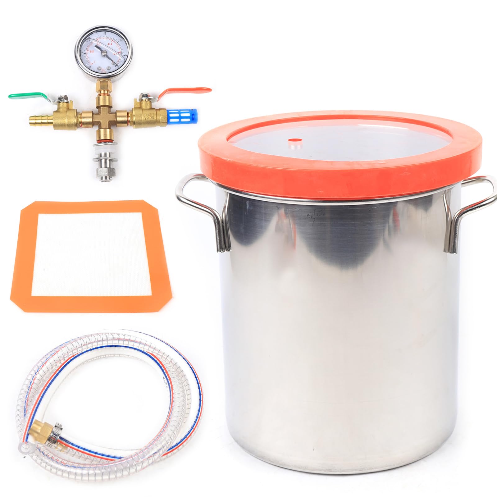 12L Vacuum Chamber,Vakuumkammer Harzfalle,Rostfreie Stähle Entgasungskammer Pumpenfabriken,Vakuum-Entschäumung