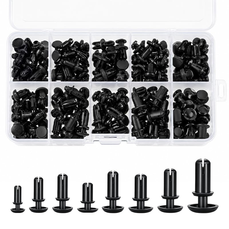 Push Head Fasteners Rivets 240 PCS