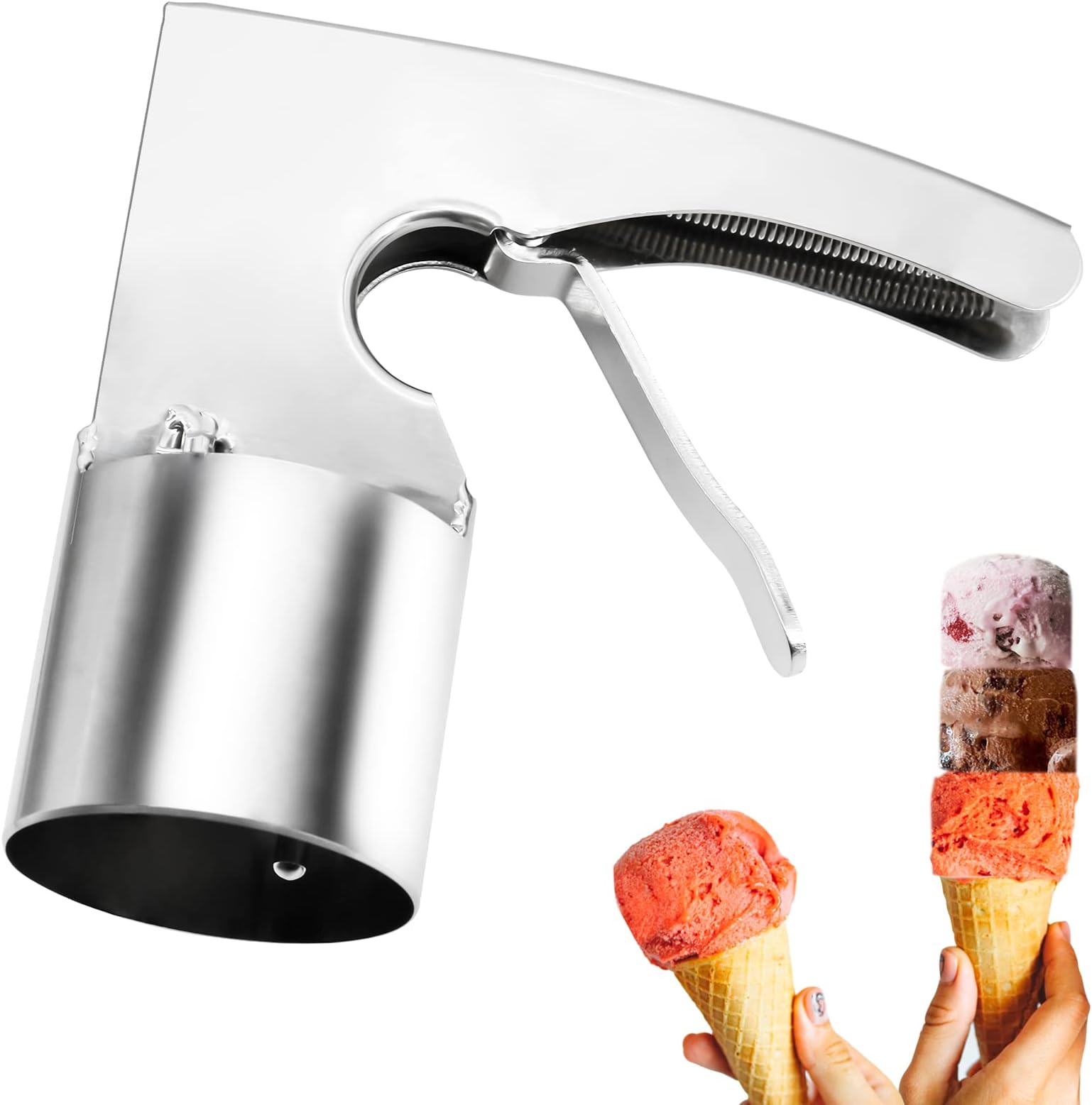 Amazon.com: Cylinder Ice Cream Scoop,2023New Ice Cream Sandwich Scoop ...
