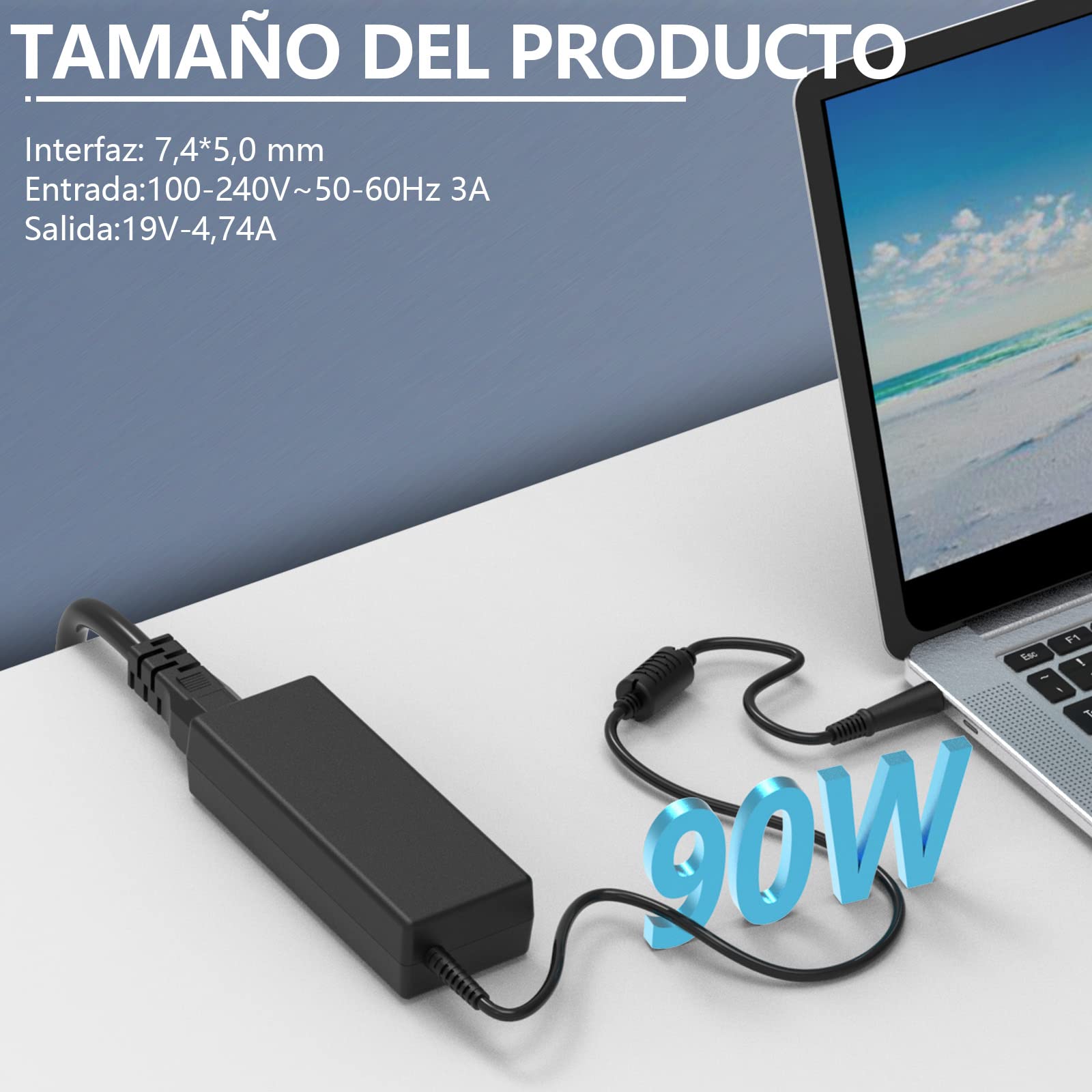 Chargeur Secteur (alimentation) Pour HP DV4 DV5 DV6 DV7 CQ60 CQ61 CQ71 - Marque Visiodirect, Neuf, Livré De France
