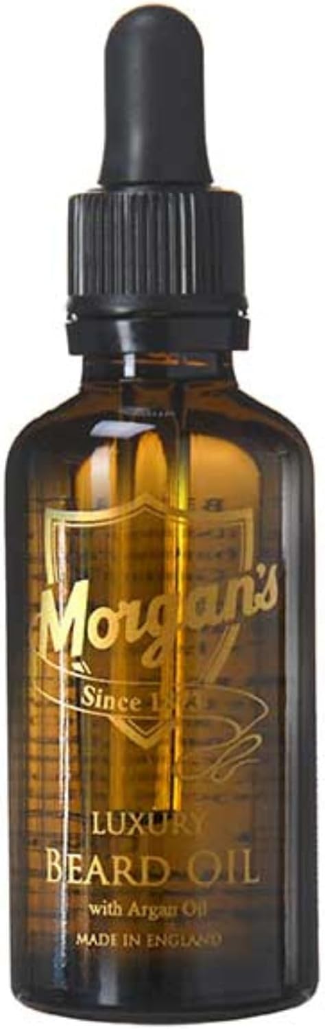 Morgan’s Pomade Luxe Baardolie, Voedt en Conditioneert de Baard, Niet-Vettige Formule, met Arganolie, Musk en Sandelhout Geur 30ml