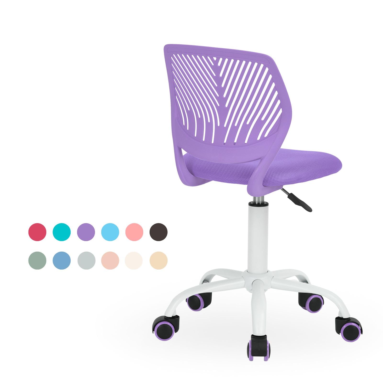 FurnitureR Chaise de Massage pivotante réglable en Hauteur Siège en Tissu PP Dossier 130 kg SGS Roues Wellness