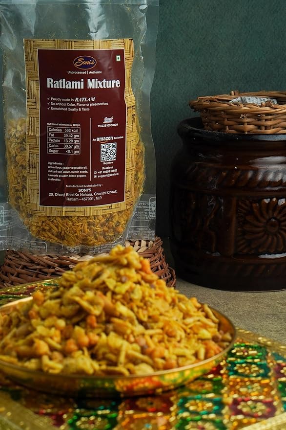 Soni's Ratlami Mixture (100g) Made In Ratlam Authentic Taste Masala