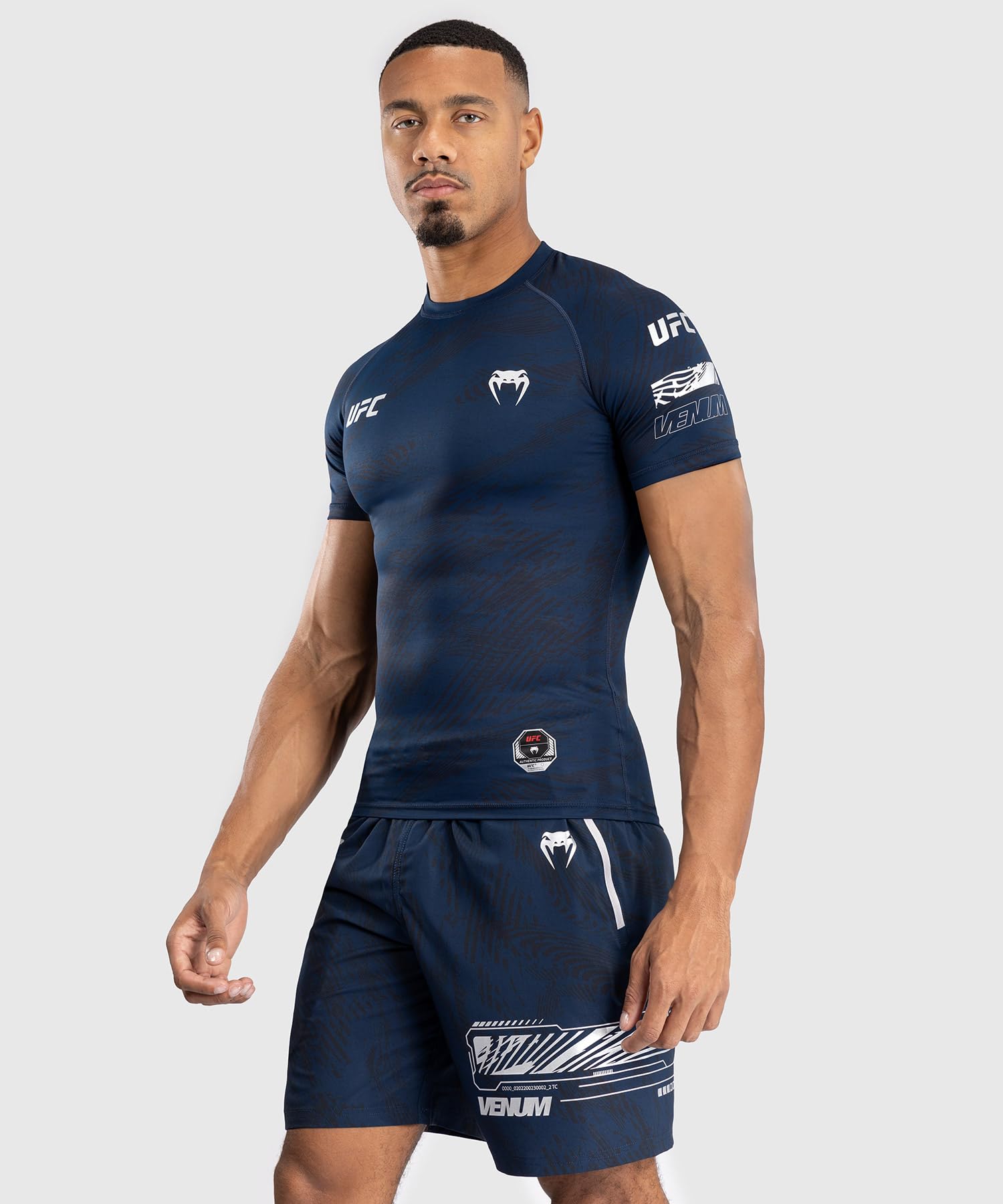 VENUM Fight Week Men's Performance Short Sleeve Rashguard Camisa de Guardia erup Hombre (Pack de 1)