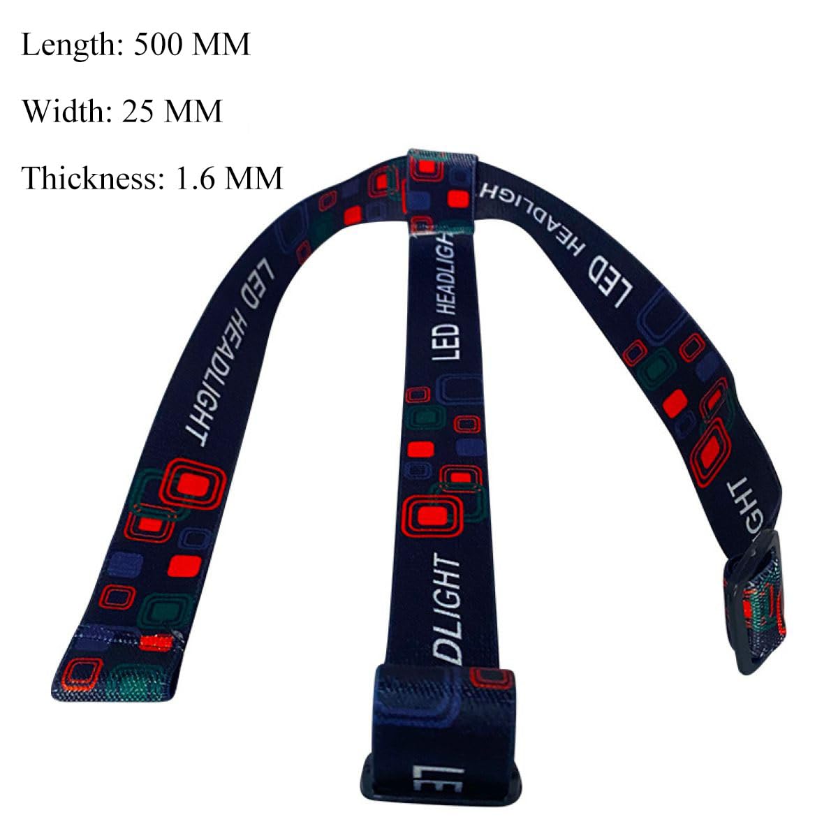 Cinghie Elastiche di Ricambio per Fari, Accessori per Luci Torcia - Confezione da 4