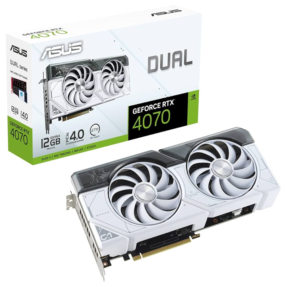 K　ASUS DUAL GEFORCE RTX 4070 ASUS Dual GeForce RTX™ 4070 OC Edition 12GB GDDR6X