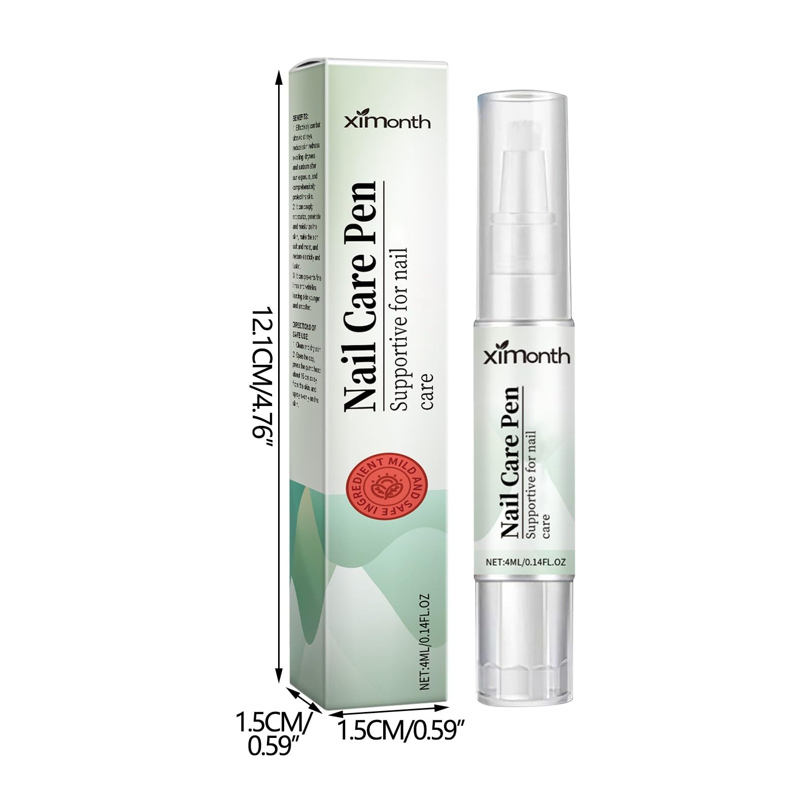 5 Stück Nail Care Pen - Das Original, Nagelpilz Stift, Nail Care Pen Kosmetische Pflege Bei Nagelpilzinfektion, Mit Teebaumöl, Vitamin E & Aloe Vera (5 Stück)