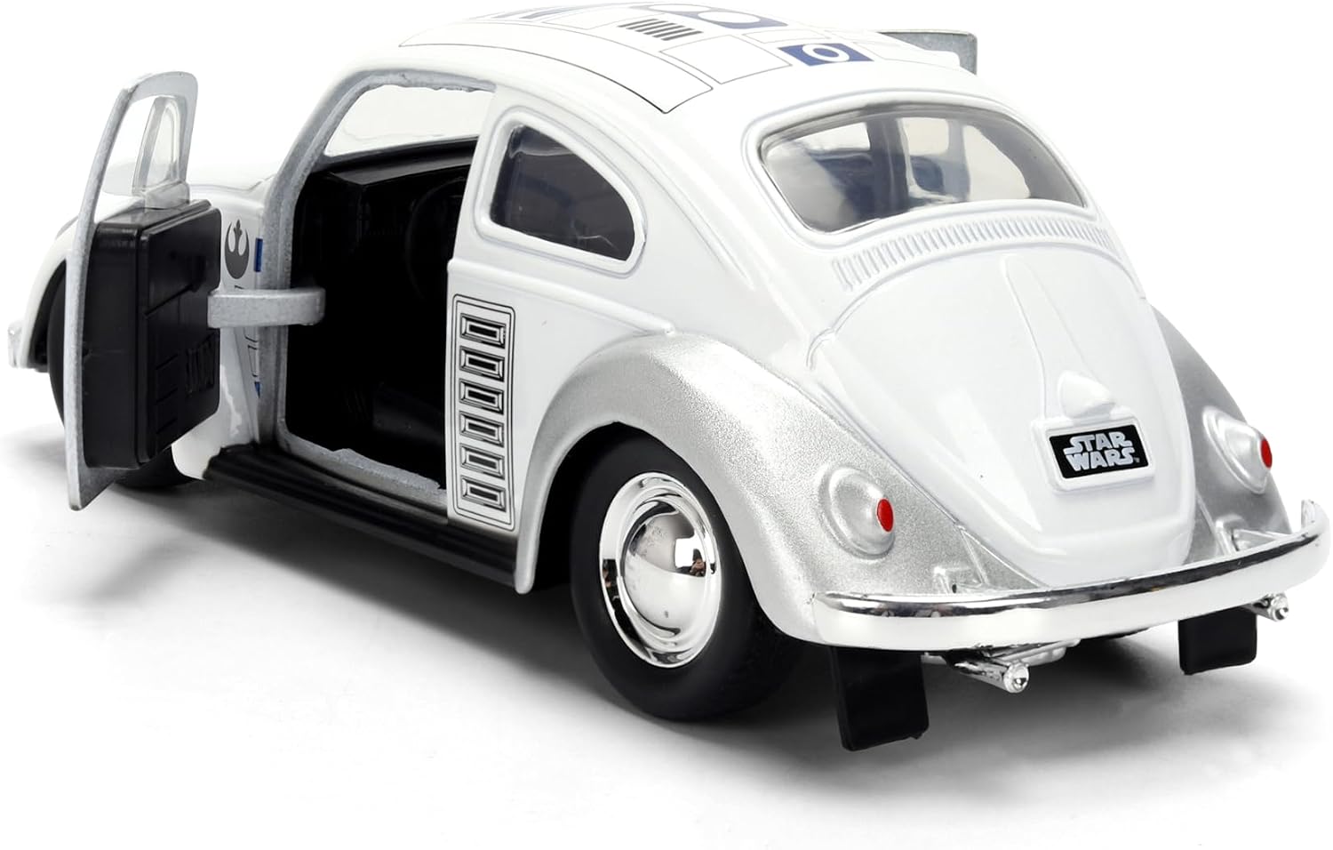 Jada Star Wars R2-D2 1959 Volkswagen Beetle Die-Cast Car 1:32 Scale Vehicle – Hollywood Rides Toys