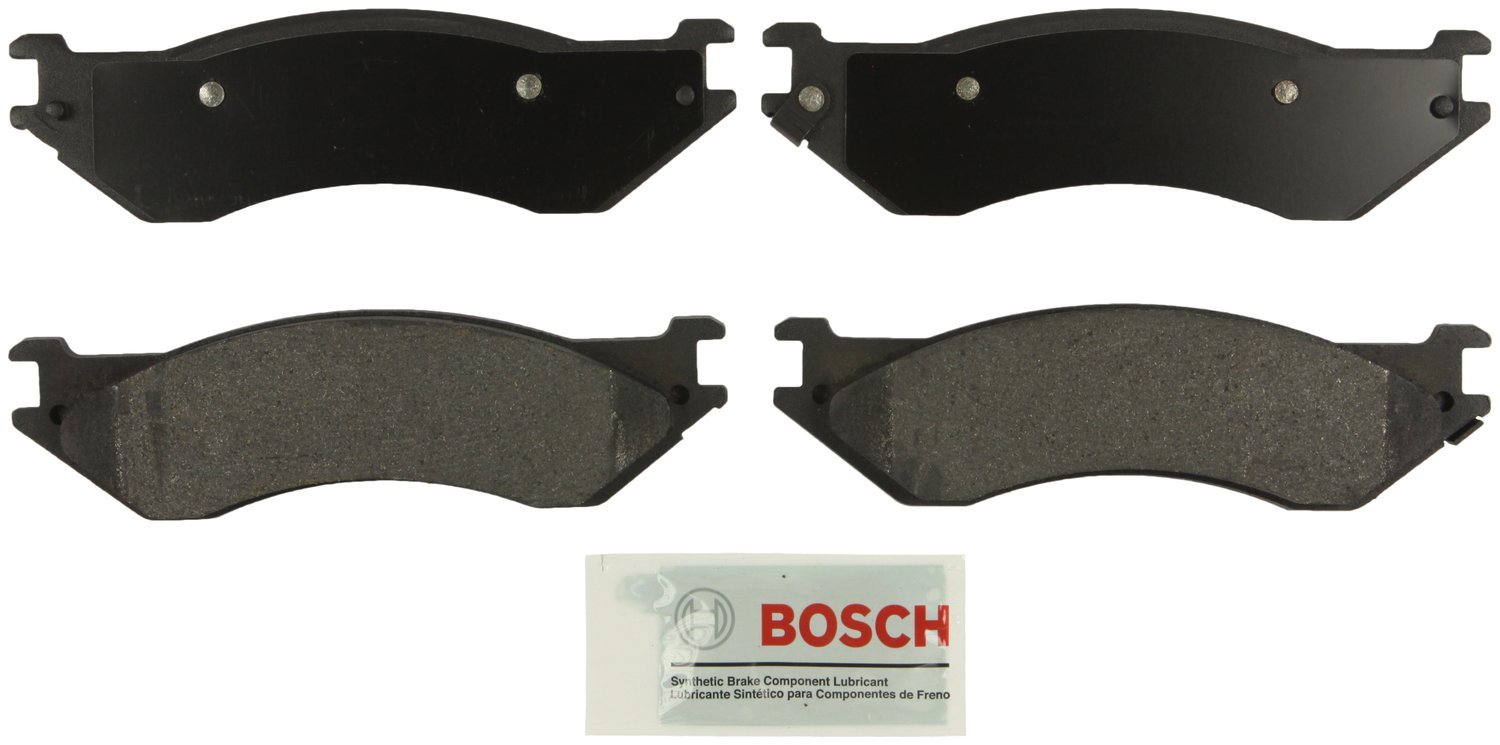 Bosch BE1324H Blue Disc Brake Pad Set with Hardware - FRONT — view 4