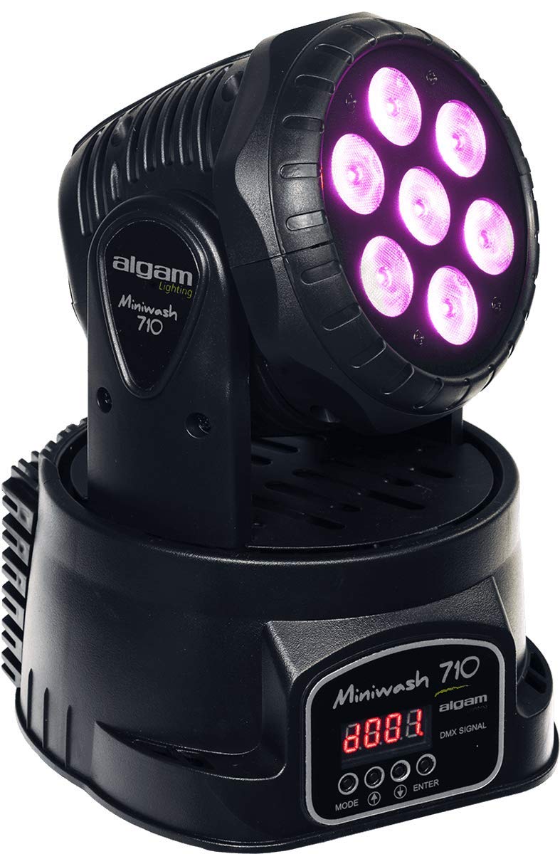 ALGAM LIGHTING - MINIWASH710 - Lyre Wash LEDs 7 x 10W RGBW - 180 x 180 x 230 mm - IP20