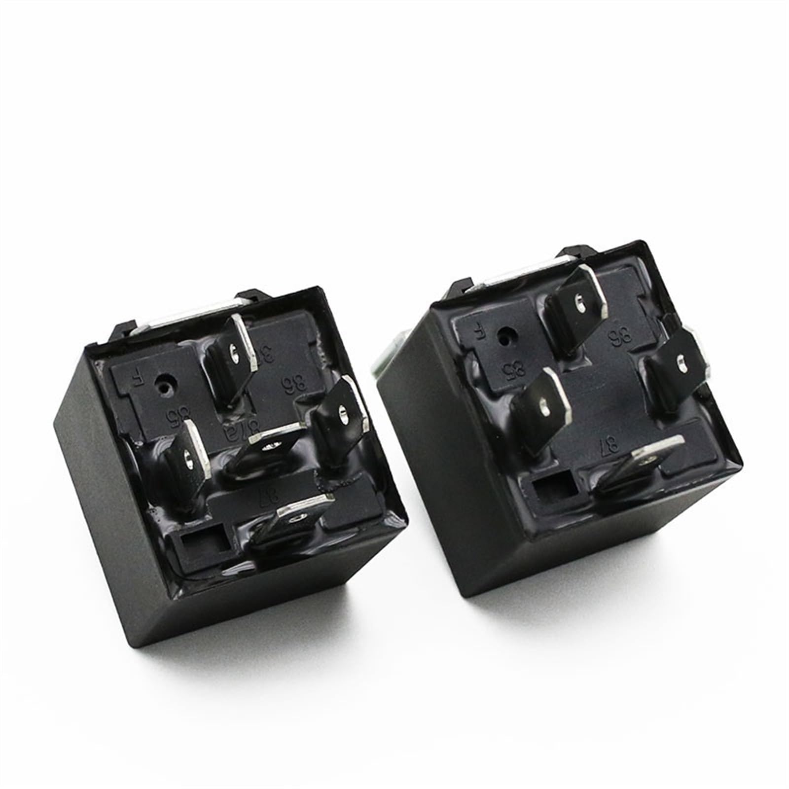 Relé de coche de 4 5 pines 4P 5P 40A relés automotrices de larga duración normalmente abierto DC 12V/24V relé for luz de cabeza aire acondicionado 1 Uds Piezas de recambio (Size : 5P 12V 40A)