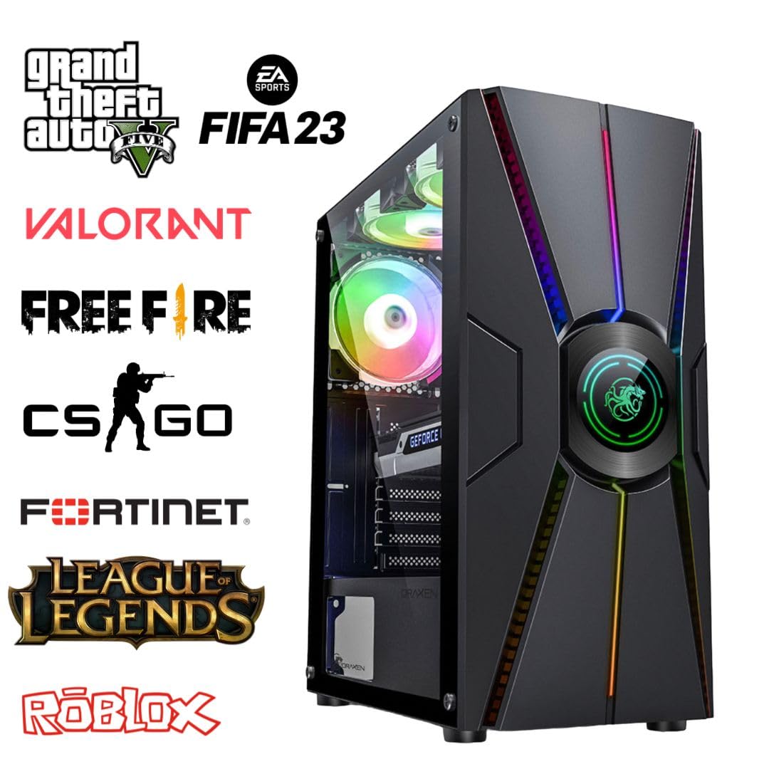 Pc Gamer Cpu Computador Core I7 4790 + 16 gb + Ssd 480 gb + Fonte