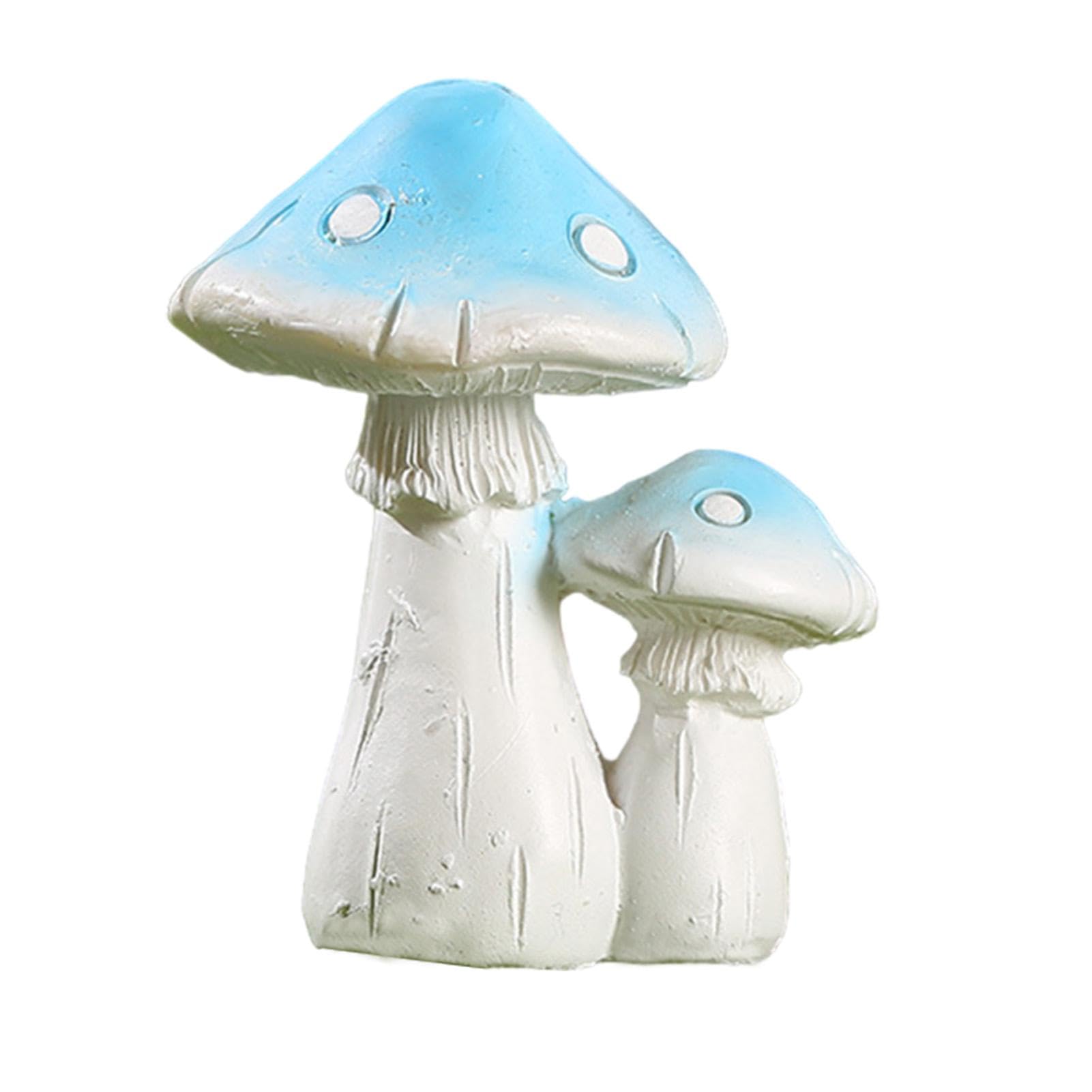 KITANDOVE Ornamenti in Miniatura Di Muschio Statuine Di Funghi in Resina Sintetica Decorazioni Da Giardino Piccole