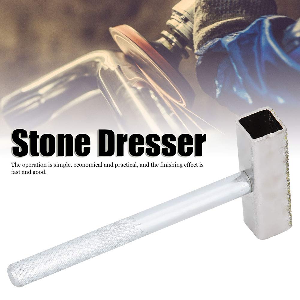 Restokki Stone Dresser Wheel Dressing Tool Hardware Accessory Diamond Grain + Metal Alloy