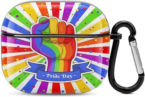 Gay, transexual, besties, arco iris, orgullo, colorido, amor, sé quien eres, LGBTQ, compatible con AirPods 3, AirPods Pro 2 funda protectora