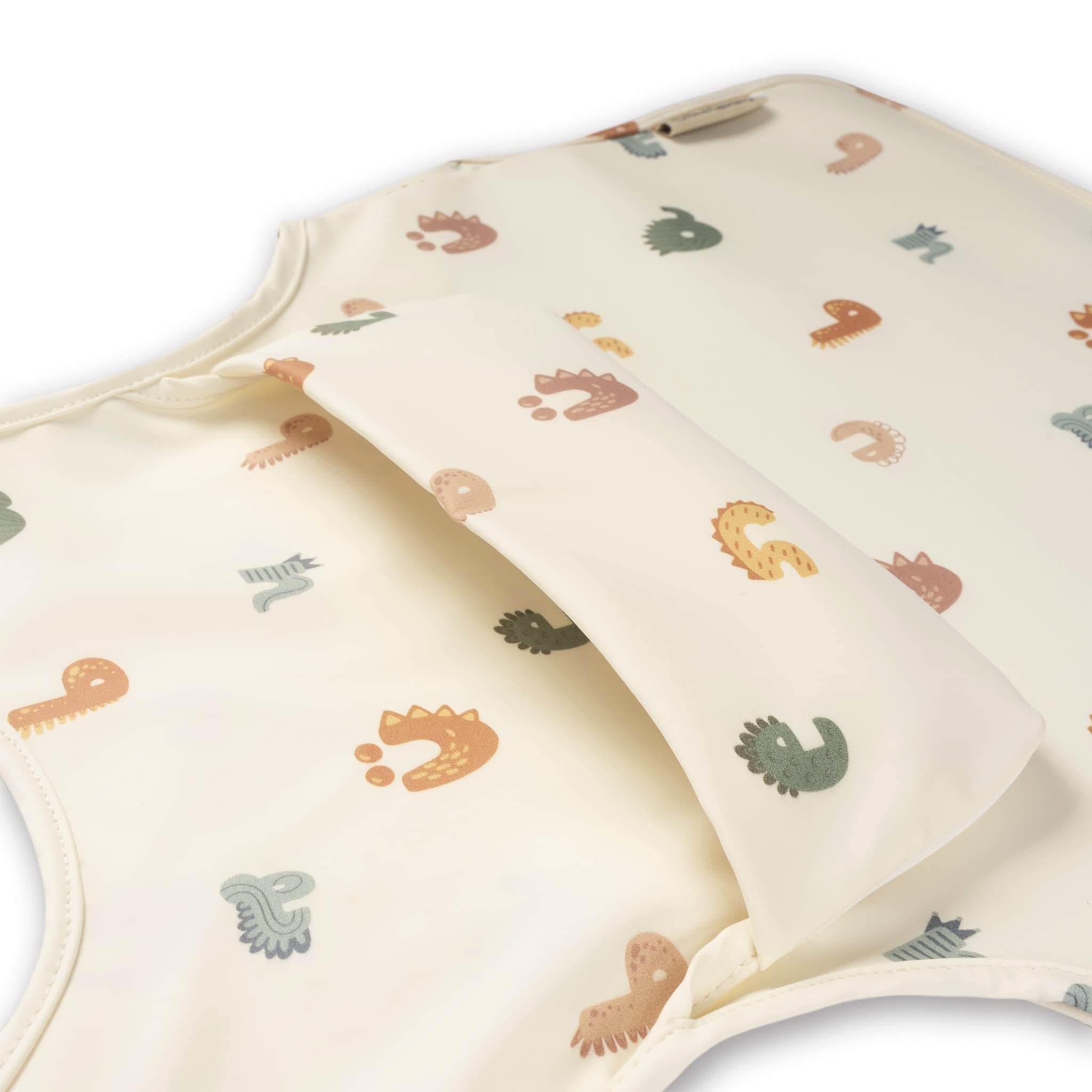 ÜneeQbaby Bavaglini Impermeabili (2 Pezzi), Senza Maniche, Certificato Oeko-TEX con Tasca sul Petto per Alimentazione & Gioco…