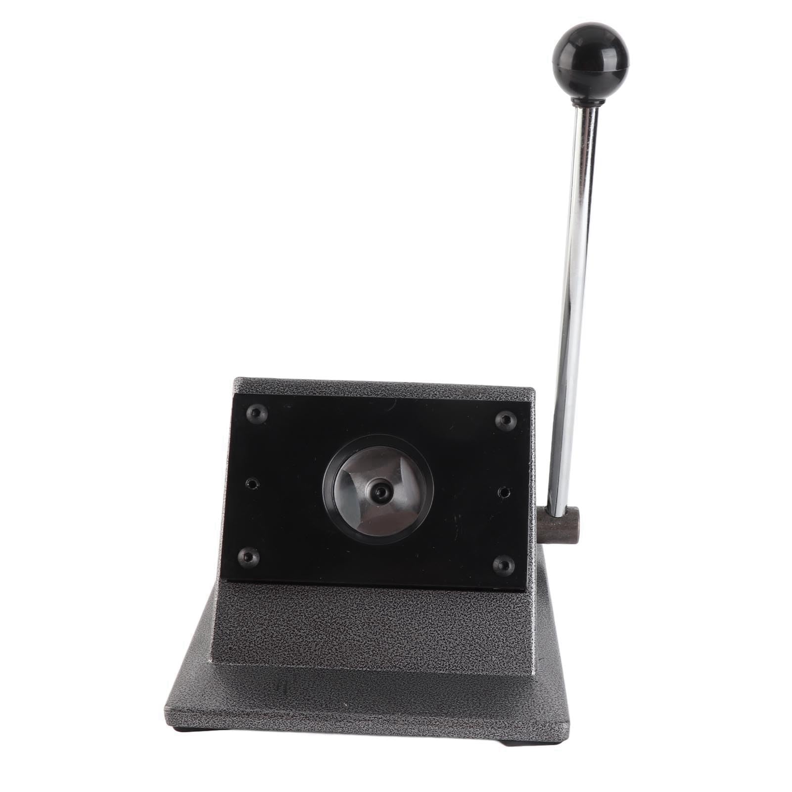 Generic Herramienta Perforadora de Insignia Redonda, Cortador de Acero Inoxidable Duradero para Manualidades, Tarjetas y Fotos de PVC (32mm)