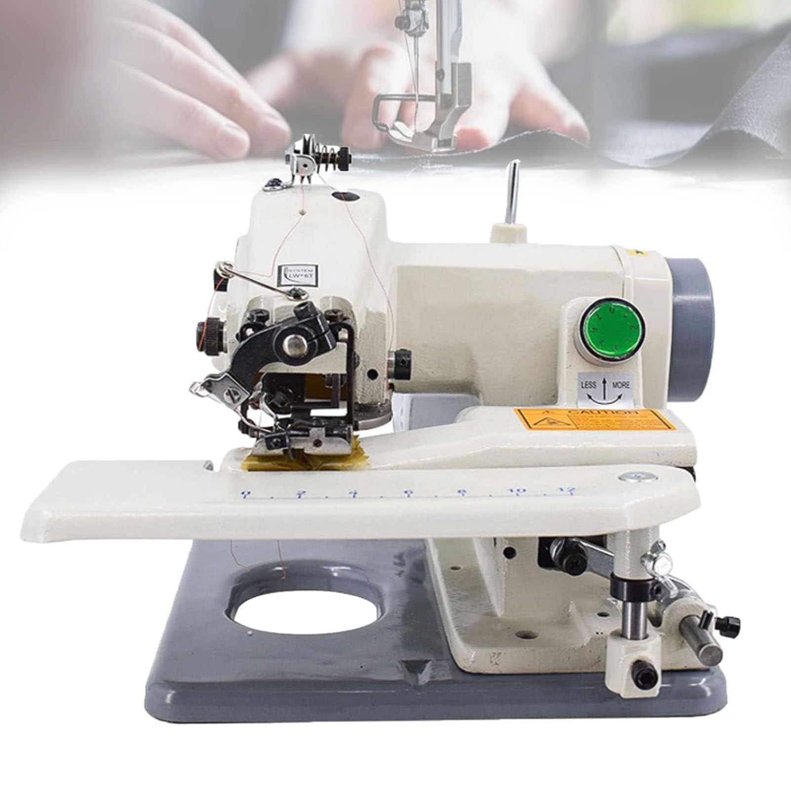 Pfps Portable Blind Stitch Hemmer Machine, Tabletop Single Thread Chain Stitch Sewing Machine, No Installation Needed, Invisible Hemming for Pants, Cuffs & Dresses