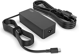 65W USB-C/Type C Laptop Charger Power Supply Adapter for Lenovo Yoga Chromebook series,Thinkpad t480,Lenovo Yoga C930-13,Yoga S730-13,Yoga 920-13,Yoga 730-13,IdeaPad 730s-13,GX20P92530,ThinkPad X1 Carbon,with CA Power Cord
