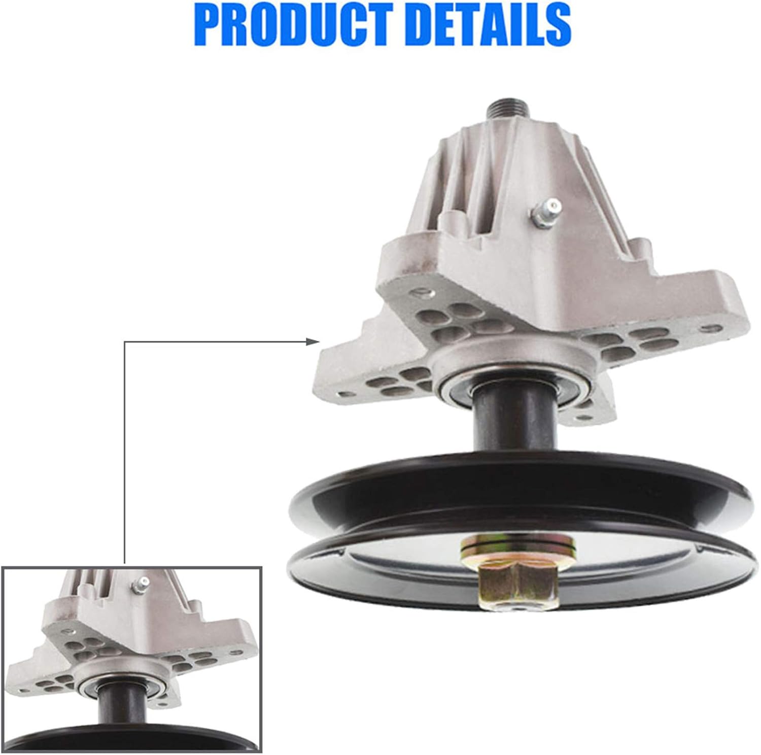 labwork 2 Pack Spindle Assembly W/Pulley Bolt Replacement for MTD 918-06991 618-06991