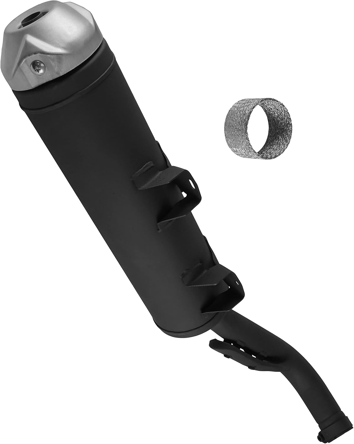 Caltric Exhaust Muffler Compatible with Yamaha Raptor 700 YFM700 2015-2026 with Gasket