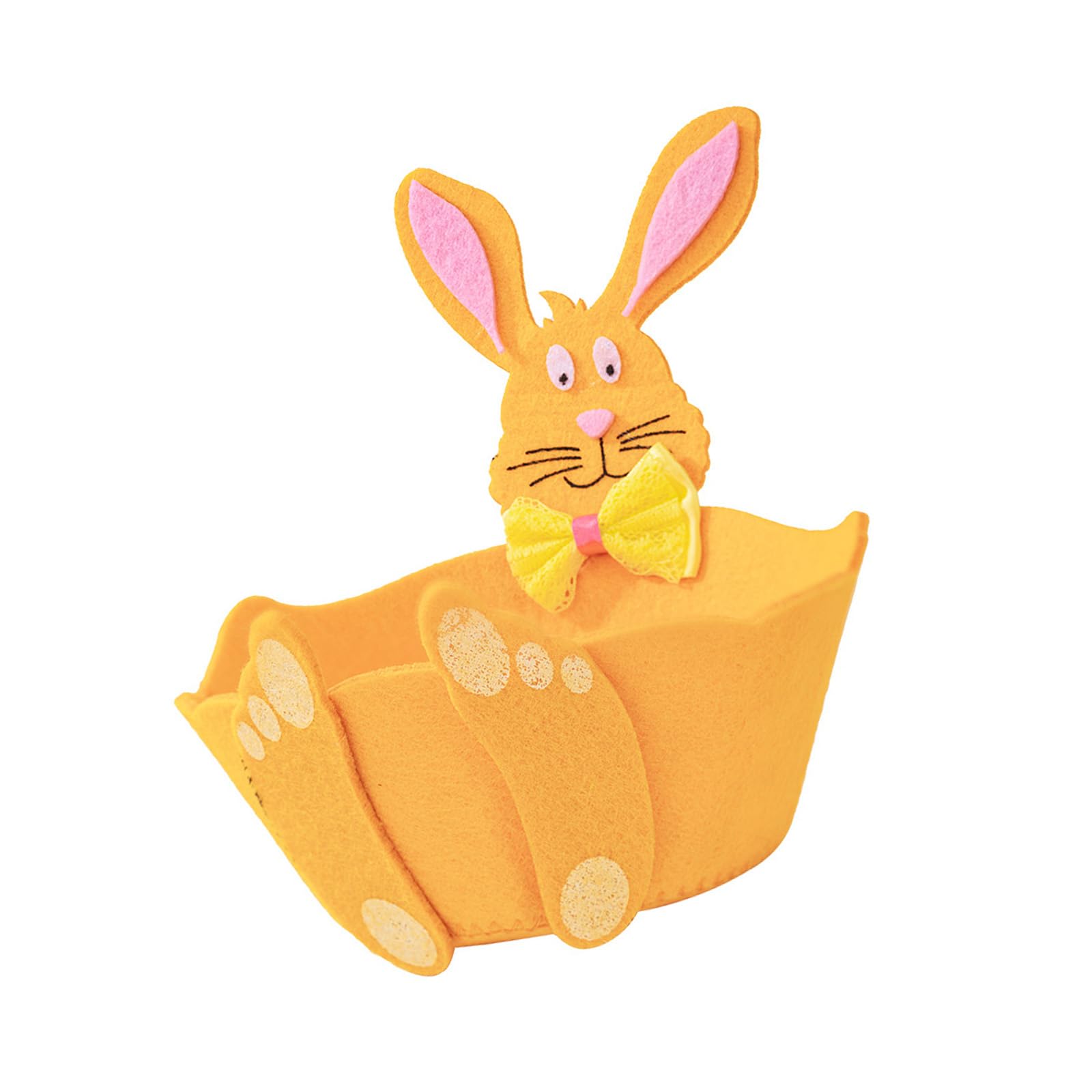 Tsophreniq Rabbits Gift Storage Holders Practical Easter Rabbits Shape Display Basket for Party Treats and Decorations Candy Storage Basket