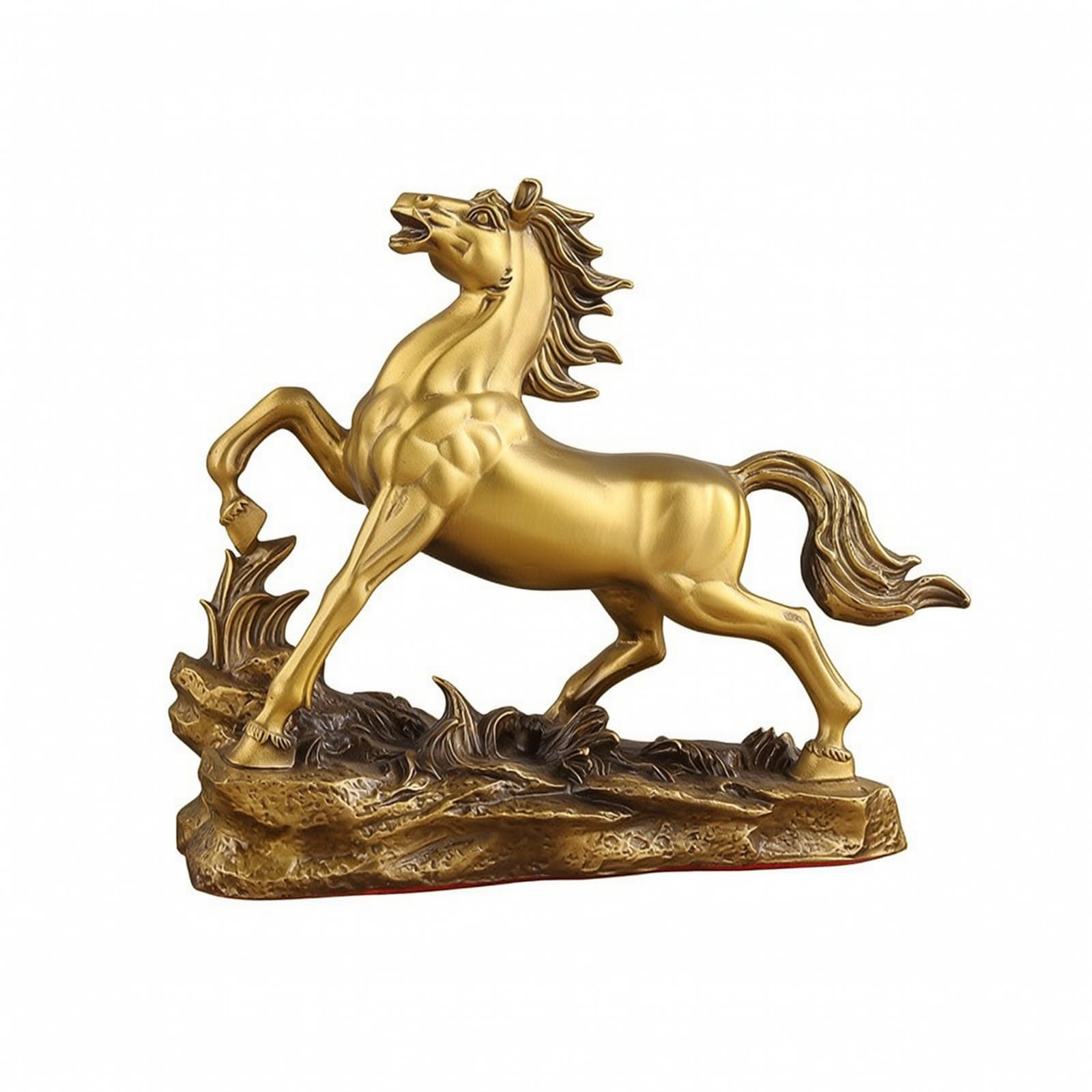 Figura Bañado en Oro Adorno Mesa | Resistente, Estatuilla, Clásico, para Recibidor, 30CM