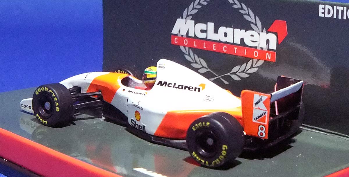 Amazon | ミニチャンプス マクラーレン フォード 1/64 MP4/8 A.セナ